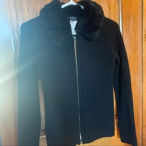 Fur-trimmed Sweater from KORS